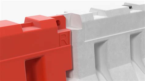 Road Safety Plastic Barricade 3D model | 3D Molier International