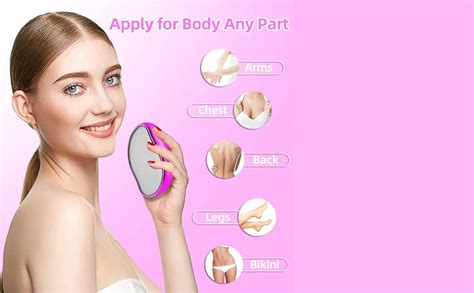 Buy Kevingraphy Crystal Hair Eraser, Painless Exfoliation Bleame Hair ...