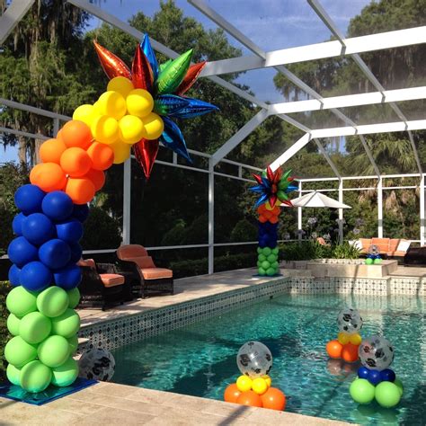 Pool Balloon Decor Tips - Balloon Coach