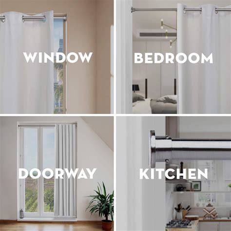 Room/Dividers/Now Tension Curtain Rod - Tension Window Rod - Bedroom ...