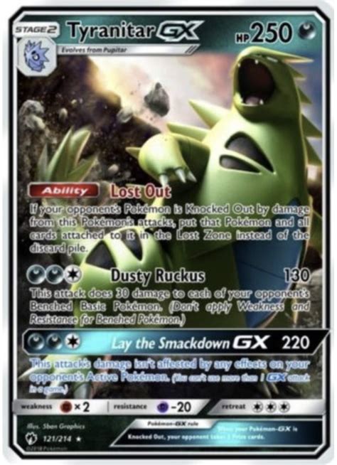 Tyranitar Pokemon Card