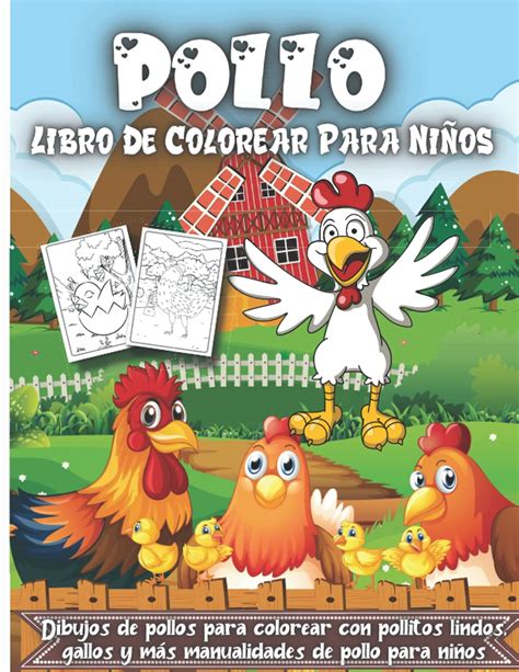 Buy Pollo Libro De Colorear Para Niños: Dibujos de pollos para colorear ...