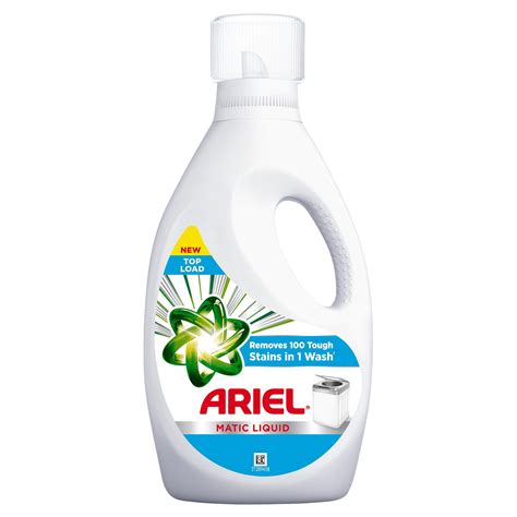 Ariel Liquid Detergent Top Load - 500ml | Removes 7 day dried-in Stains ...