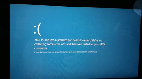 Image result for Kernel Security Check Fail