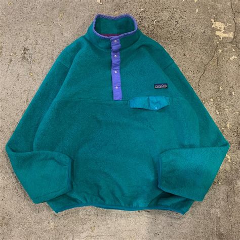 90s Patagonia snap T fleece pullover | What’z up