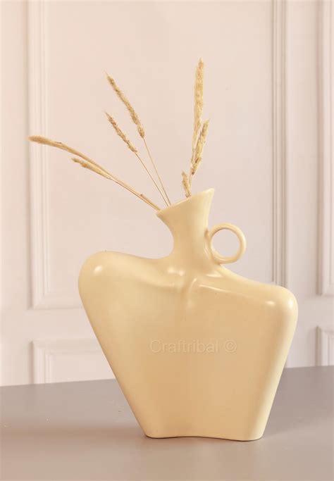 Buy Craftribal Lady Neck Vase|Ceramic Flower Vase or Necklace Hanger ...
