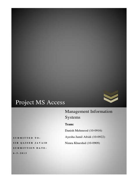 Image result for MS Access Project Tutorial
