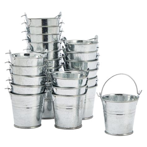 Mini Silver Buckets In Bulk at Jennifer Pardue blog
