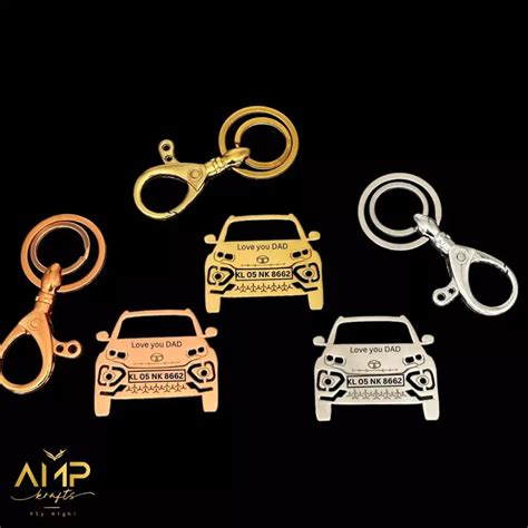 Personalized keychain for Tata Nexon 2022 Keychain