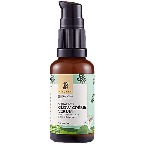 Buy Pilgrim Squalane Glow Creme Serum With Tranexamic Acid & Alpha ...