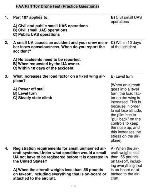 Image result for FAA Part 107 Test Questions