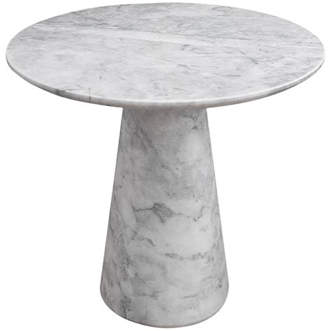 Dolmen White Marble Small Side Table For Sale at 1stDibs | carrara ...