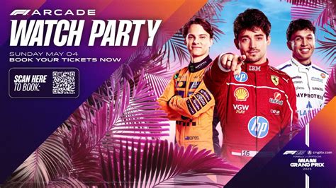 Formula 1 Watch Party - Miami Gardens Grand Prix - F1 Arcade Washington ...