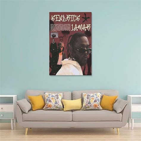 Kendrick Lamar Posters Album Cover Poster Rapper Posters Vintage Music ...