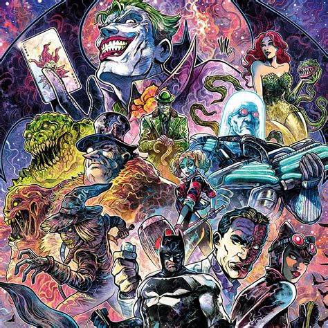 Batman: The Rogues Gallery Fine Art Print by Vincenzo Riccardi ...