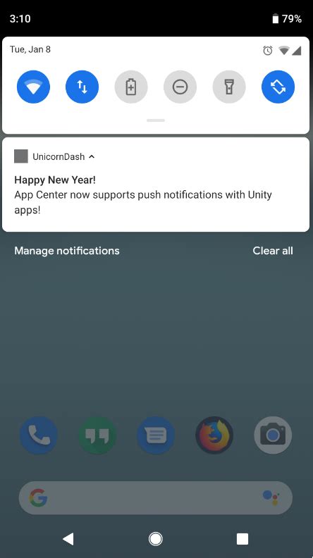 Image result for Push Notifications Unity