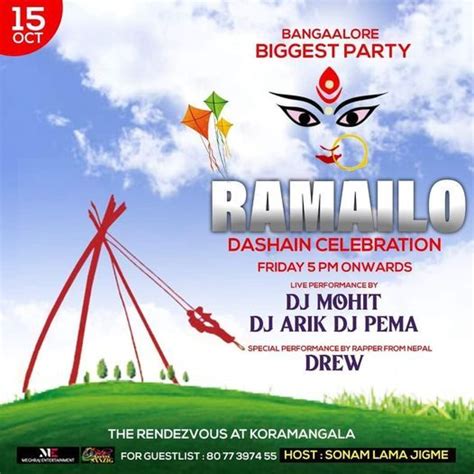 MEGA DASHAIN FESTIVAL CELEBRATION PARTY-2021 !!, The Rendezvous ...