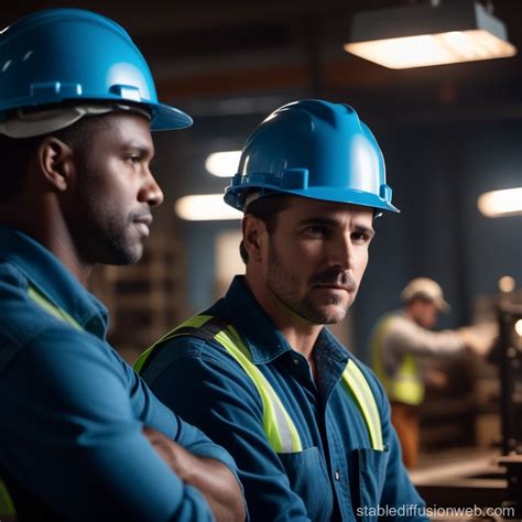 Life of Blue Collar Workers | Stable Diffusion Online