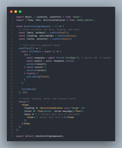 Image result for Fetching Data From API in React Native Using Sample APIs