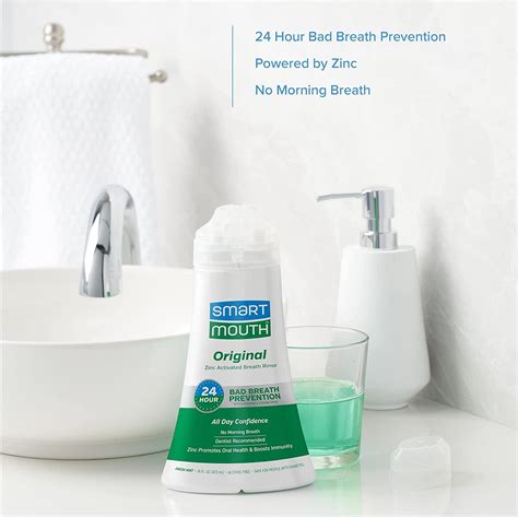 SmartMouth Original Activated Mouthwash 16 fl oz 3 Pack - Fresh Mint ...