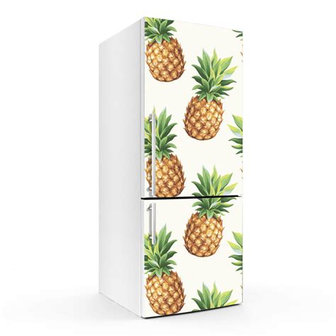 Pineapple Self Adhesive Sticker For Refrigerator – Myindianthings