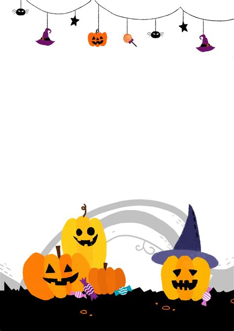 Bordes De Halloween Para Imprimir Gratis Dibujos Para Colorear