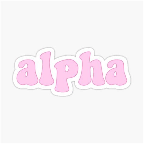 Alpha Sign Sticker 的图像结果