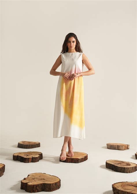 Vaami Dress - A-Line Cotton Summer Dress For Women | Dorabi