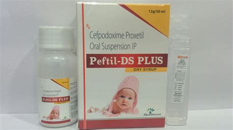 PEFTIL-DS PLUS Dry Susp | Cefpodoxime Proxetil 100mg (per 5 ml) + Water ...