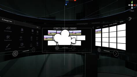 VR UI 的图像结果