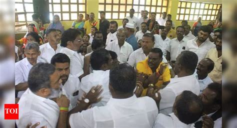 Factional Clashes Erupt at AIADMK Review Meetings Ahead of 2026 ...