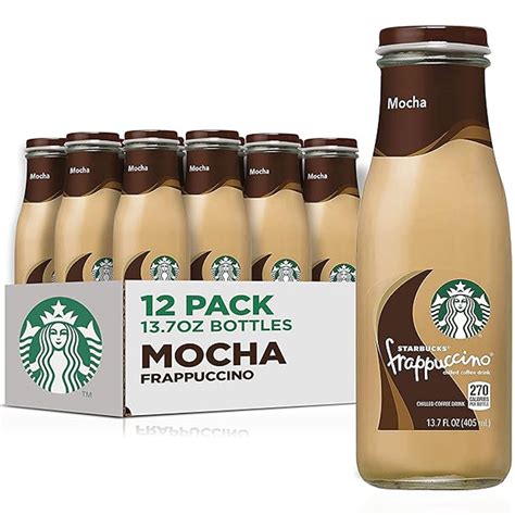 Starbucks Frappuccino Coffee Drink, Mocha Flavored, 13.7 fl. oz Bottles ...