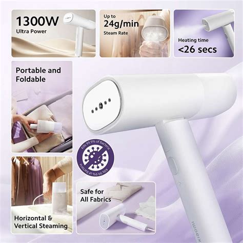 XIAOMI Handheld Garment Steamer 1300 W Garment Steamer Price in India ...