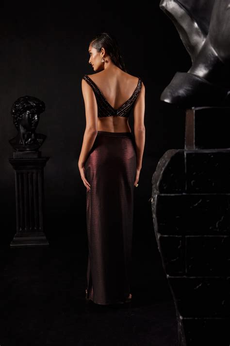 Roqa - Darped Saree - Elahe