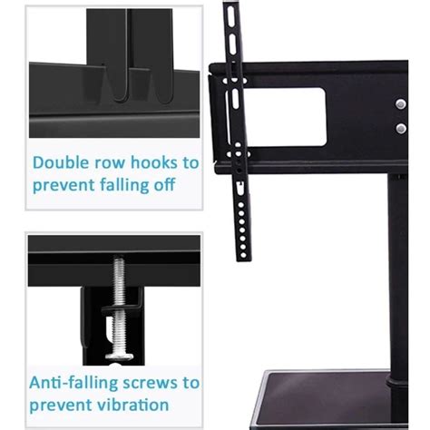 43 - 65" LED TV Table top Stand Base legs Bracket Desk Mount Universal ...