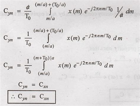 Properties of Fourier Series - Parseval's Power Theorem