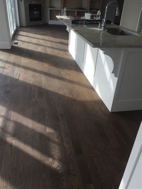 White Oak Floors - 50% Jacobean, 25% Dark Walnut, 25% Classic Gray