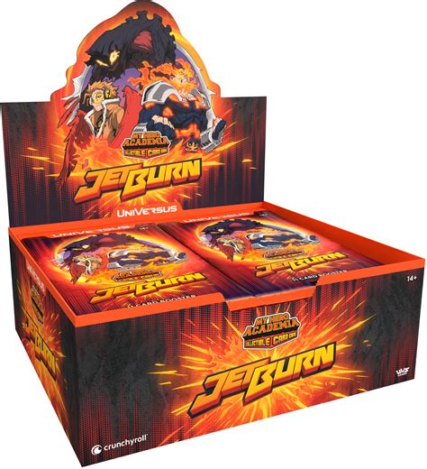 Customer Reviews: UniVersus My Hero Academia Collectible Card Game Set 6: Jet Burn Booster ...