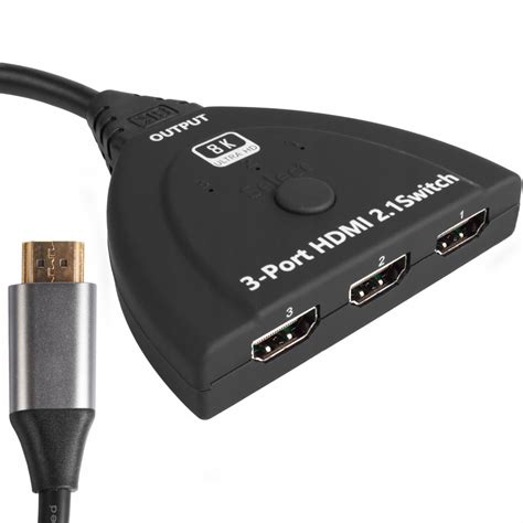 Switch Hdmi 2.1 3X1 Przełącznik 8K 4K 120Hz 240Hz - Inna marka | Sklep ...