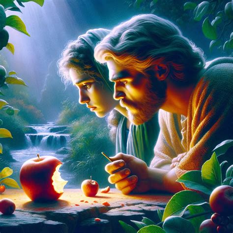 ADAM AND EVE REALIZE | Bible Art