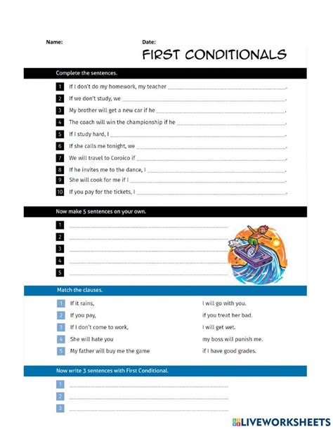 Image result for First Conditional 1 Exercise