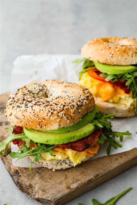 Hearty Bagel Breakfast Sandwich Recipe