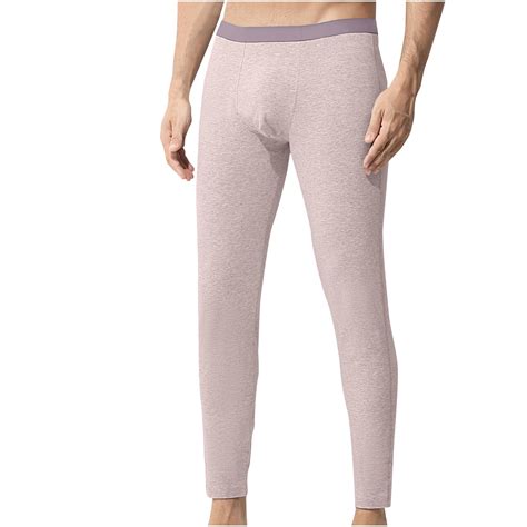 IWRUHZY Mens thermal Underwear Pants Long Johns Soft Plus Size Stretch ...