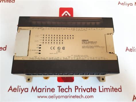 Omron cpm1a-40cdr-a-v1 programmable logic controller 24v dc – Aeliya Marine