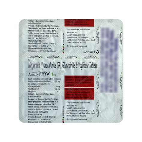VOGLINORM GM 1MG TABLET 15'S, Price, Composition & Generic Alternatives ...