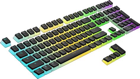 Tobo Pudding Pbt Keycaps 129 Double Shot Translucent Ansi Us ...