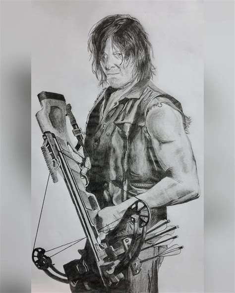 Daryl Dixon Crossbow Drawing Compare Price | www.oceanproperty.co.th