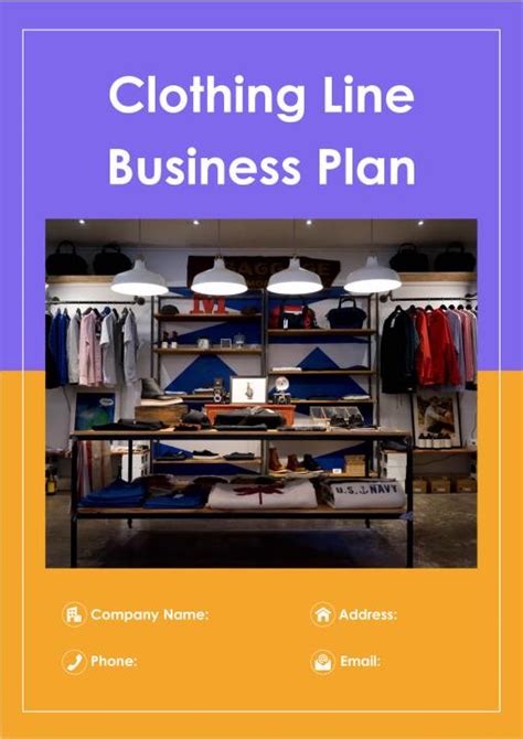 Fashion Designer Business Plan Template 的图像结果