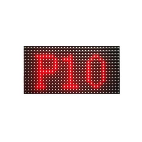 P10 LED DISPLAY PANEL MODULE - 32X16 - HIGH BRIGHTNESS RED - 5V - DOT ...
