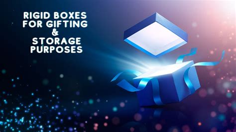 Rigid Boxes for Gifting & Storage Purposes – Schmancy